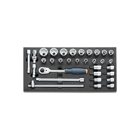 Garant Socket set 1/2 inch in Heavy Duty Foam, 32 Pc 953821 32